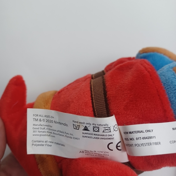 Super Mario Shy Guy NEW Plush Stuffed Animal -Small -Super Mario -SNES Nintendo - Picture 9 of 13